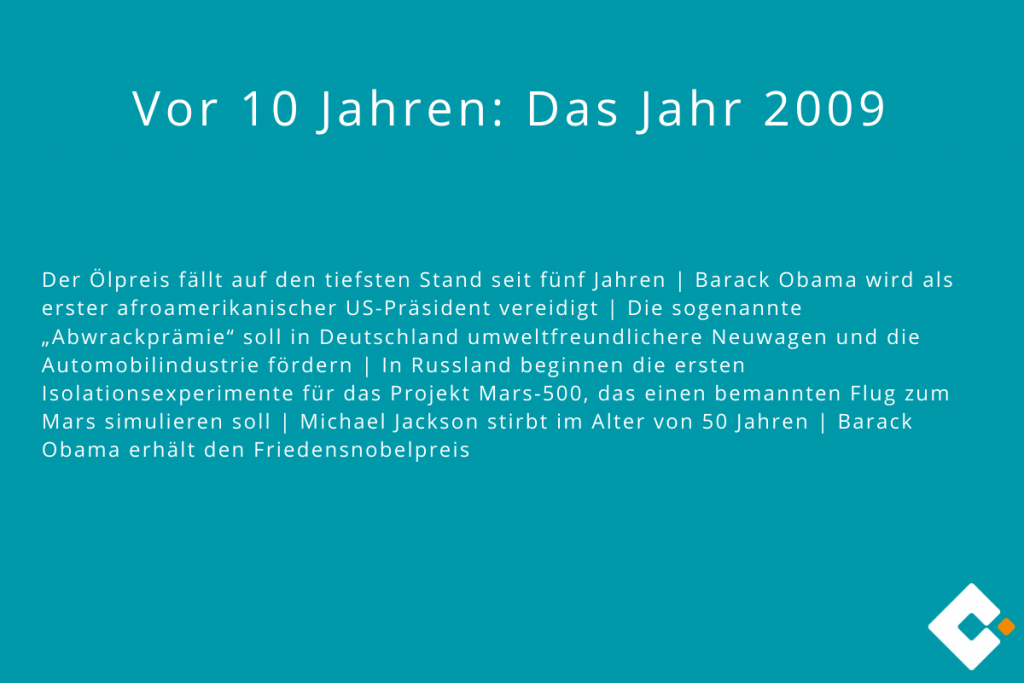 Das Jahr 2009