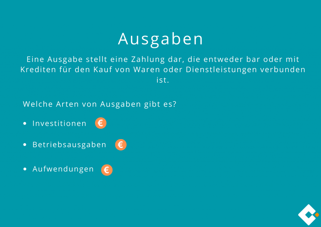 Ausgaben - Welche Arten von Ausgaben gibt es?