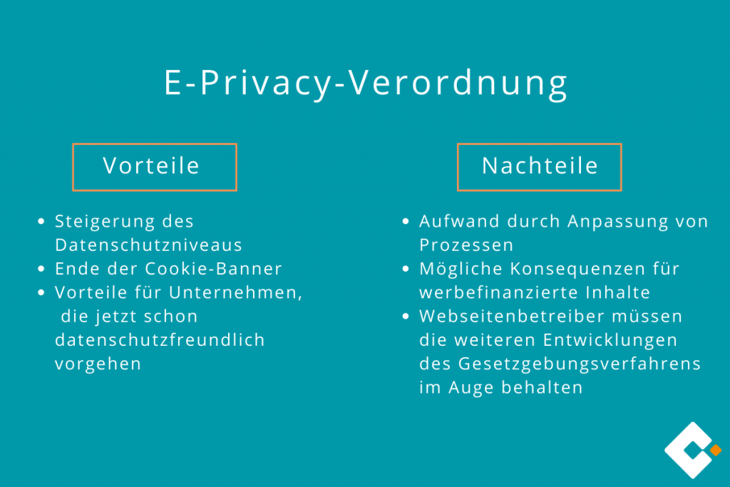 E-Privacy-Verordnung - Vor- und Nachteile  