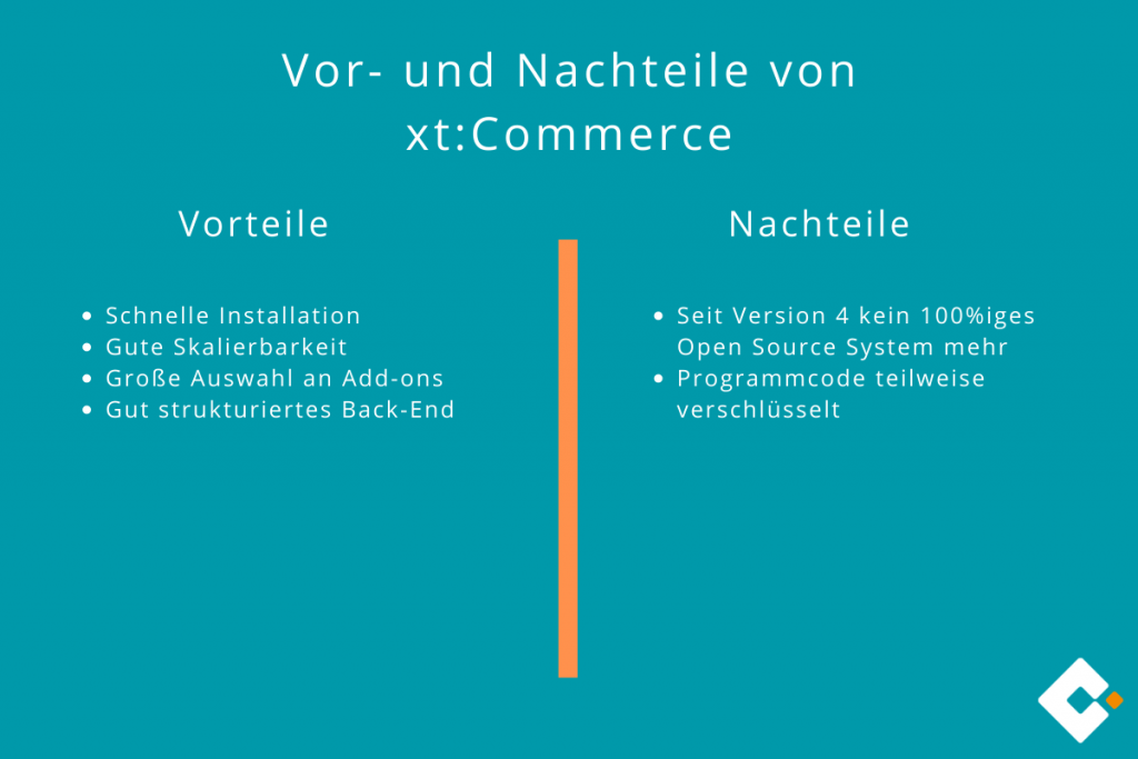 xt:Commerce - Vor- und Nachteile