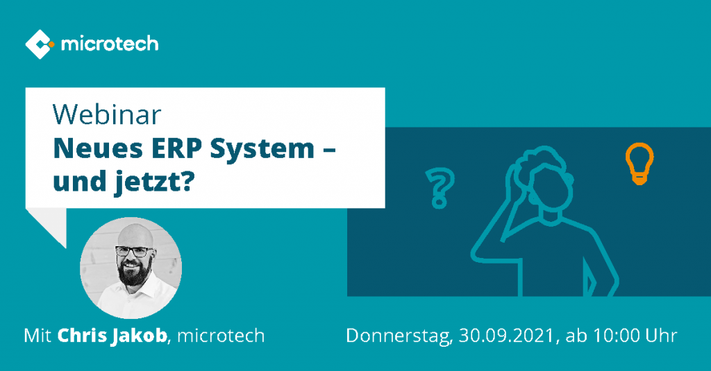 Webinar Neues ERP-System - und jetzt?