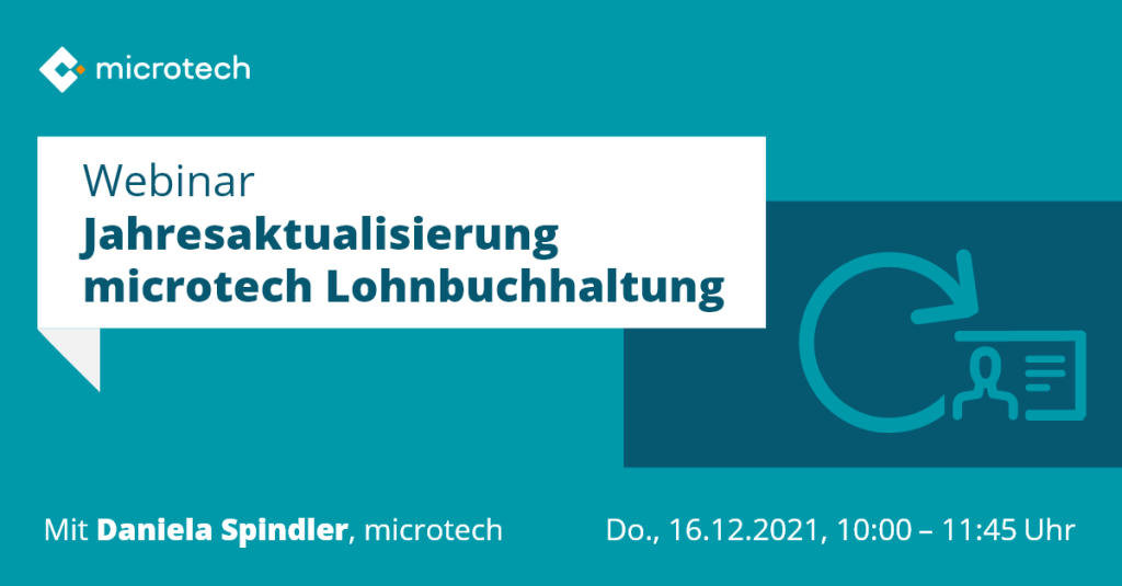 Jahresaktualisierung microtech Lohnbuchhaltung