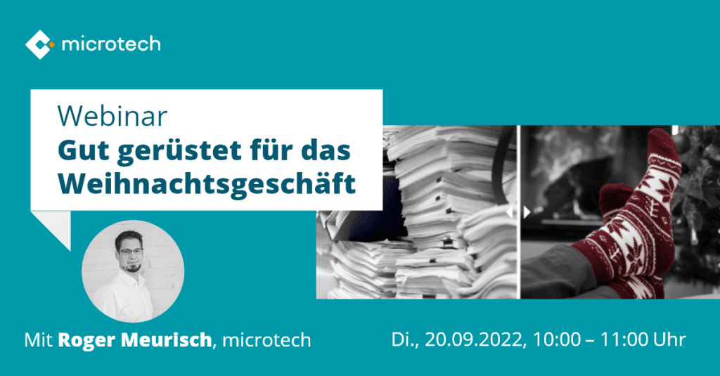 Kostenfreies Webinar | Gut gerüstet für das Weihnachtsgeschäft